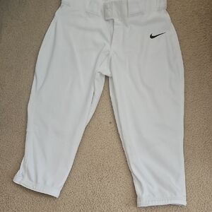 Nike White Athletic Pants